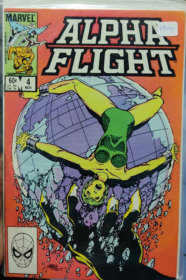 BA7 Alpha Flight Issue 4 Marvel Comics Ingles