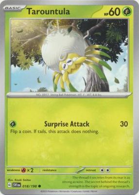 Tarountula - 018/198 - Common
Scarlet &amp; Violet (Base Set) Singles (Español)