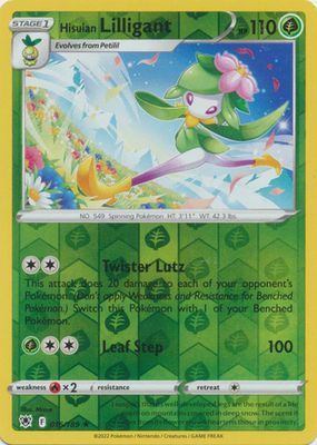 Hisuian Lilligant - 016/189 - Holo Rare Reverse Holo
Sword &amp; Shield: Astral Radiance Reverse Holo Singles