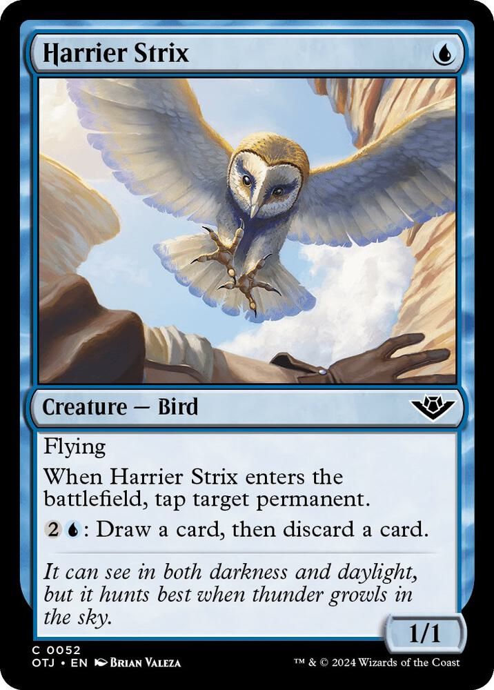 Harrier Strix - Outlaws of Thunder Junction (OTJ)
Outlaws of Thunder Junction Foil
