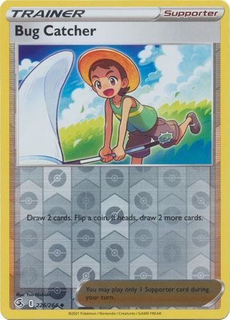 Bug Catcher - 226/264 - Uncommon Reverse Holo
Sword &amp; Shield: Fusion Strike Reverse Holo Singles