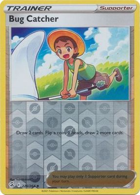 Bug Catcher - 226/264 - Uncommon Reverse Holo
Sword &amp; Shield: Fusion Strike Reverse Holo Singles