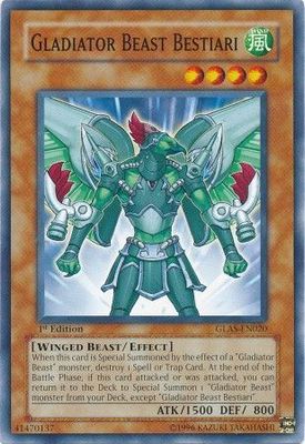 Gladiator Beast Bestiari - GLAS-EN020 - Common 1st Edition Gladiator&#39;s Assault [GLAS] 1st Edition Singles