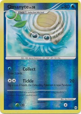 Omanyte - 70/99 - Common Reverse Holo
Platinum: Arceus Reverse Holo Singles