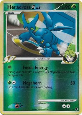 Heracross 4 - 24/111 - Rare Reverse Holo
Platinum: Rising Rivals Reverse Holo Singles