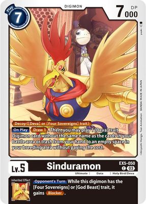 Sinduramon - Animal Colosseum (EX05)
Animal Colosseum