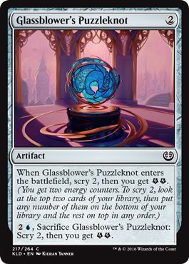 Glassblower&#39;s Puzzleknot 217/264 - Kaladesh Singles