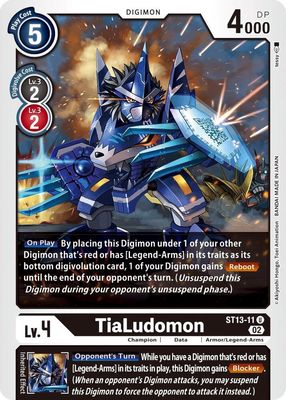 TiaLudomon - Starter Deck 13: Ragnaloardmon (ST-13) Starter Deck 13: Ragnaloardmon