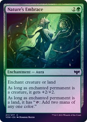 Nature&#39;s Embrace 211/277 - Foil Innistrad: Crimson Vow Foil Singles