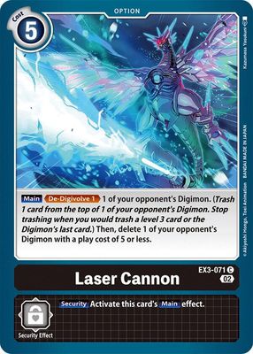 Laser Cannon - Draconic Roar (EX03)
Draconic Roar