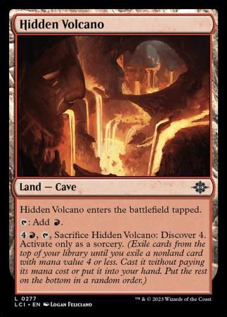 Hidden Volcano 0277 The Lost Caverns of Ixalan Singles Foil