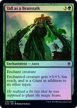 Tall as a Beanstalk 178/269 - Foil Throne of Eldraine Foil Singles