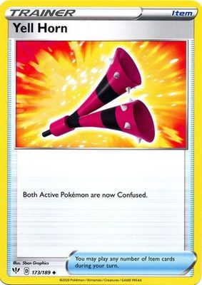 Yell Horn - 173/189 - Uncommon
Sword &amp; Shield: Darkness Ablaze Singles(Español)