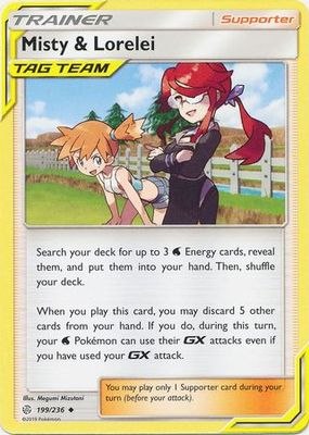 Misty &amp; Lorelei - 199/236 - Uncommon
Sun &amp; Moon: Cosmic Eclipse Singles