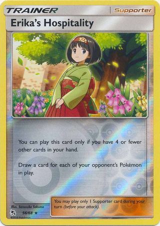 Erika&#39;s Hospitality - 56/68 - Rare Reverse Holo
Hidden Fates Reverse Holo Singles