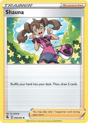 Shauna - 240/264 - Uncommon Sword &amp; Shield: Fusion Strike Singles