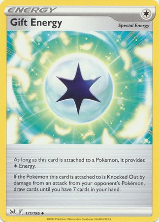 Gift Energy - 171/196 - Uncommon Sword &amp; Shield: Lost Origin Singles
