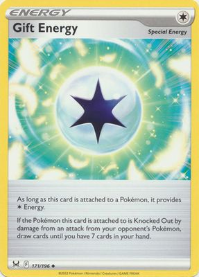 Gift Energy - 171/196 - Uncommon Sword &amp; Shield: Lost Origin Singles