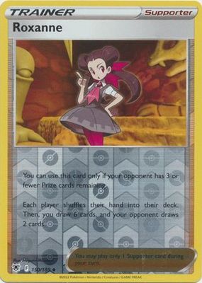 Roxanne - 150/189 - Uncommon Reverse Holo
Sword &amp; Shield: Astral Radiance Reverse Holo Singles