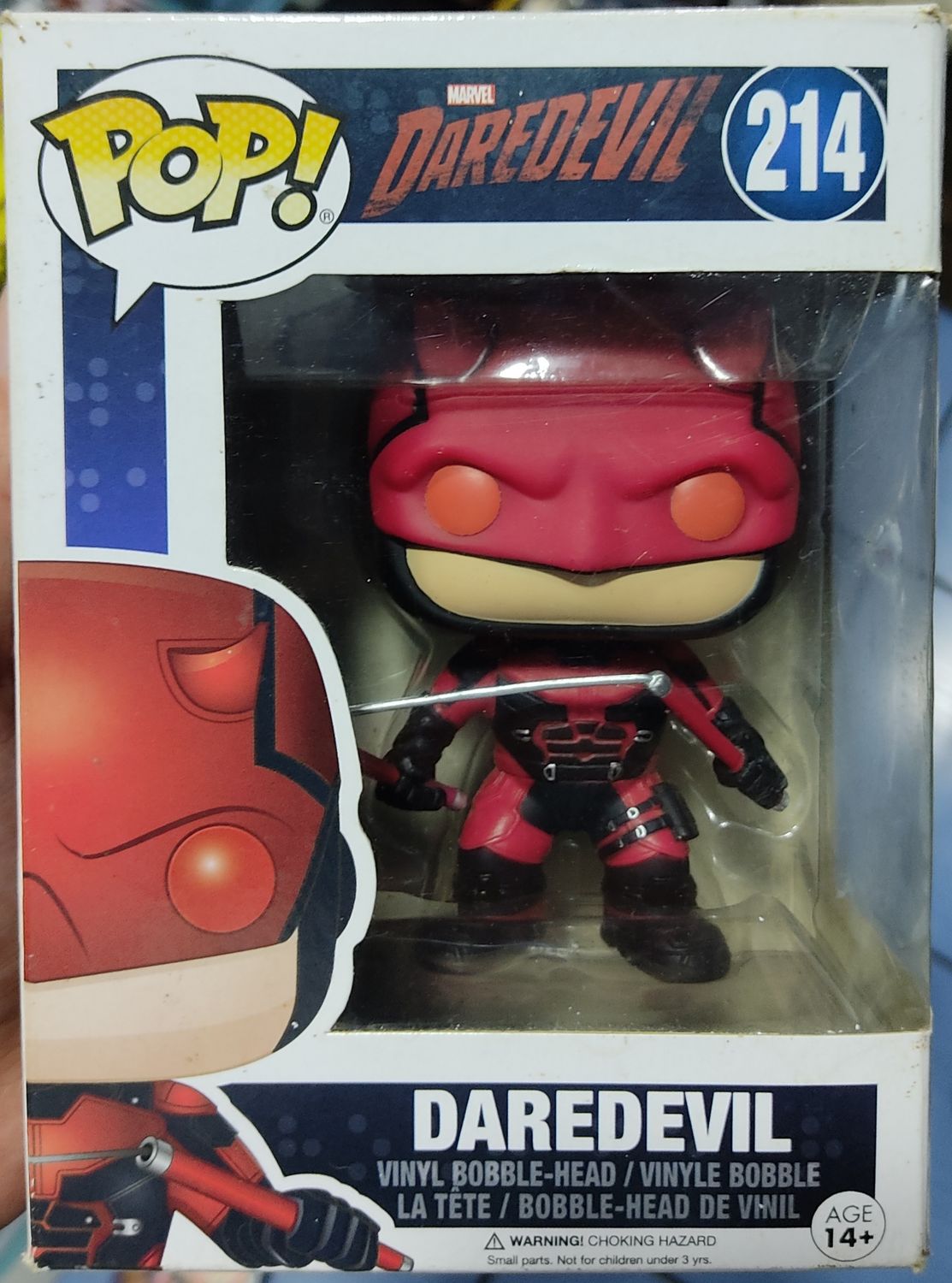 BAF1 Daredevil Funko Pop 214 Caja Danada