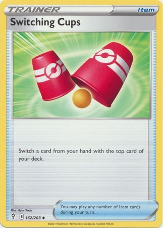 Switching Cups - 162/203 - Uncommon Sword &amp; Shield: Evolving Skies Singles