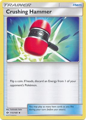 Crushing Hammer - 115/149 - Uncommon Sun &amp; Moon (Base Set) Singles