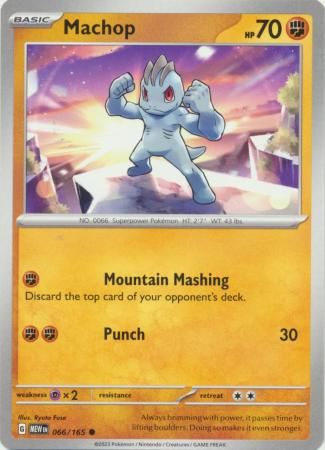 Machop - 066/165 - Common Scarlet &amp; Violet 151 Singles
