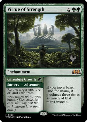 SJ Virtue of Strength - Promo Pack: Wilds of Eldraine (PPWOE)
Promo Pack: Wilds of Eldraine