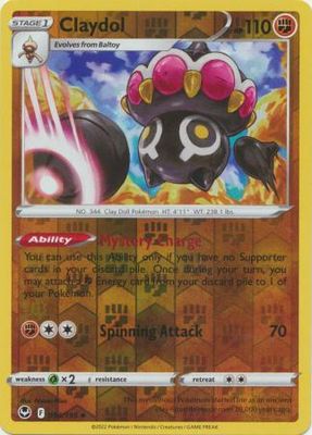 Claydol - 094/195 - Uncommon Reverse Holo
Sword &amp; Shield: Silver Tempest Reverse Holo Singles