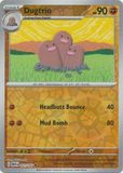 Dugtrio - 051/165 - Uncommon Reverse Holo
Scarlet &amp; Violet 151 Reverse Holo Singles