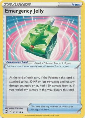 Emergency Jelly - 155/195 - Uncommon Sword &amp; Shield: Silver Tempest Singles