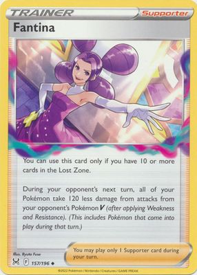 Fantina - 157/196 - Uncommon
Sword &amp; Shield: Lost Origin Singles