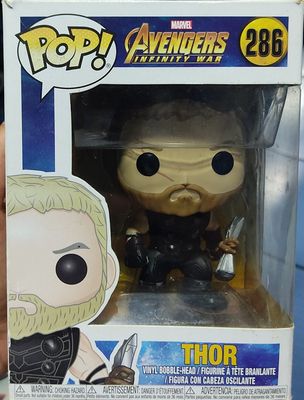 SJ Thor Funko Pop Avengers Infinity War Caja Danada