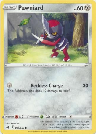 Pawniard - 091/159 - Common Crown Zenith Singles