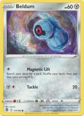 Beldum - 93/168 - Common
Sun &amp; Moon: Celestial Storm Singles (Español)