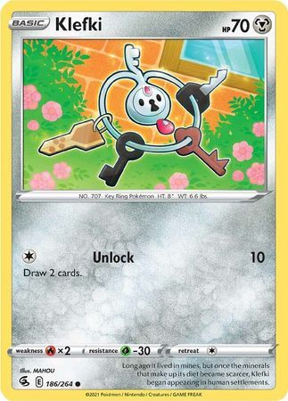 Klefki - 186/264 - Common Sword &amp; Shield: Fusion Strike Singles