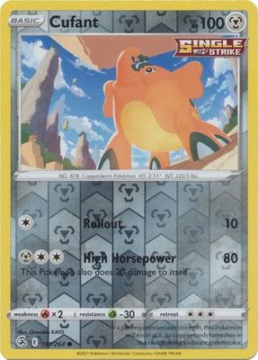 ufant - 191/264 - Common Reverse Holo
Sword &amp; Shield: Fusion Strike Reverse Holo Singles