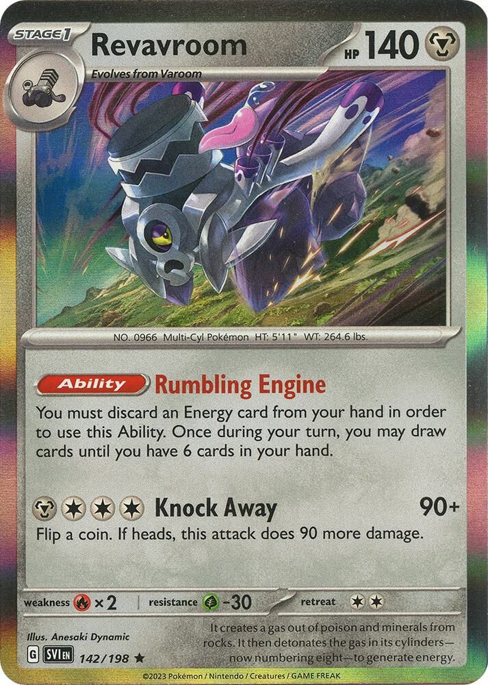 Revavroom - SV01: Scarlet &amp; Violet Base Set (SV1)
SV01: Scarlet &amp; Violet Base Set(Español)