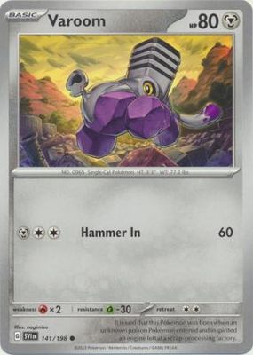 Varoom - 141/198 - Common
Scarlet &amp; Violet (Base Set) Singles (Español)