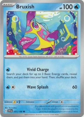Bruxish - 051/198 - Common Scarlet &amp; Violet (Base Set) Singles