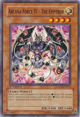 Arcana Force IV - The Emperor - LODT-EN011 - Common 1st Edition Light of Destruction [LODT] Singles