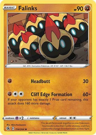 Falinks - 154/264 - Uncommon
Sword &amp; Shield: Fusion Strike Singles