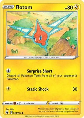 Rotom - 094/264 - Common Sword &amp; Shield: Fusion Strike Singles