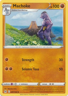 Machoke - 087/196 - Uncommon Sword &amp; Shield: Lost Origin Singles