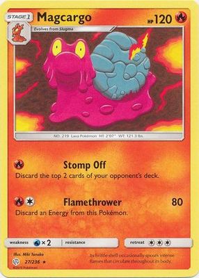 Magcargo - 27/236 - Rare
Sun &amp; Moon: Cosmic Eclipse Singles