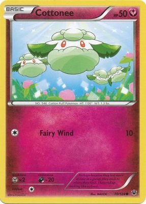 Cottonee - 70/124 - Common
XY: Fates Collide Singles