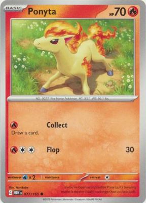 Ponyta - 077/165 - Common Scarlet &amp; Violet 151 Singles