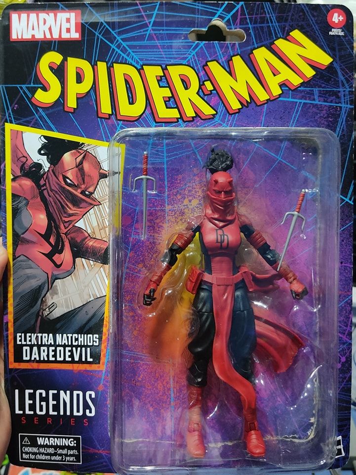 SJ Elektra Natchios Daredevil Marvel Legends Abierto Completo