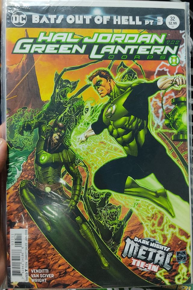 BA8 Hal jordan Green Lantern Corps Issue 32 DC Comics Ingles