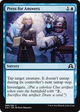 Press for Answers 080/297 Shadows over Innistrad Singles(Español)